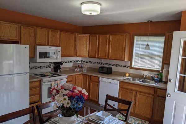 A New Home for Krikelas Family - New Kitchen and dining area - Alton, IL - Sponsored by Aaron's
