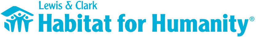 LCHFH - Habitat for Humanity horizontal logo all blue